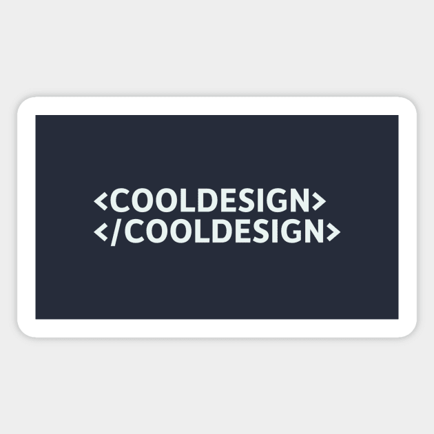 HTML Cool Design Sticker by SillyQuotes